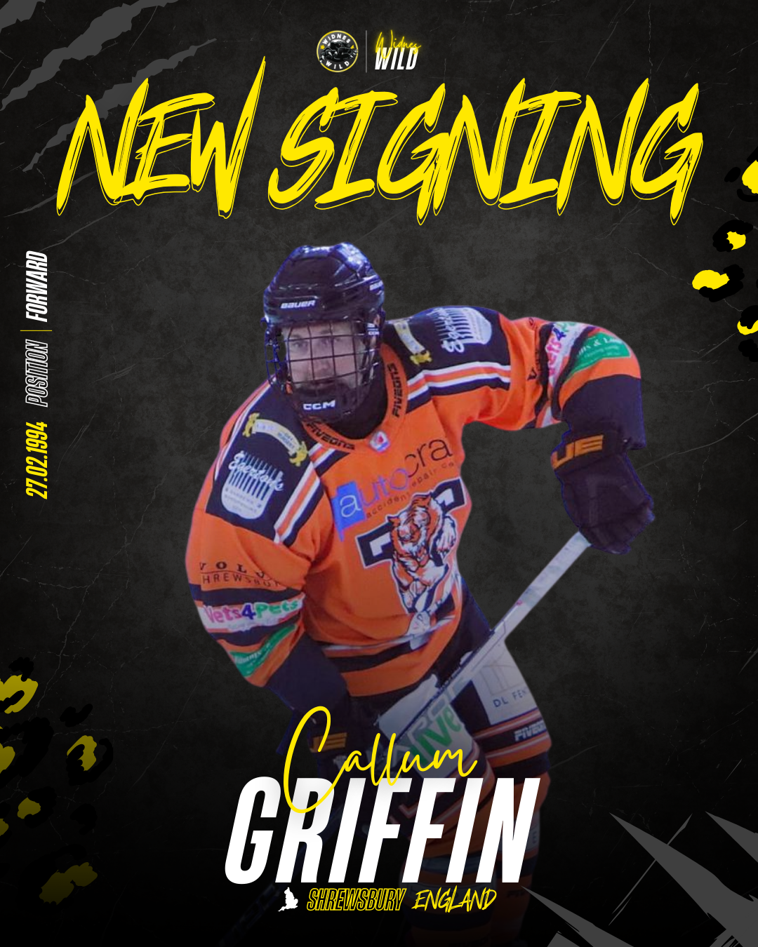 A TIGER POUNCES INTO THE PROWL